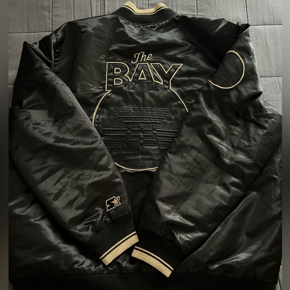 Starter Black Varsity Jacket - image 2